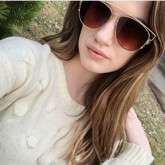 Lana Bean Jewels Accessories - Gold frame tech sunglasses